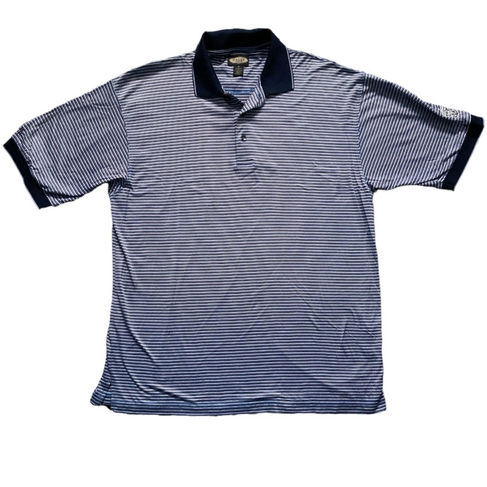 VINTAGE 80s Striped Polo
